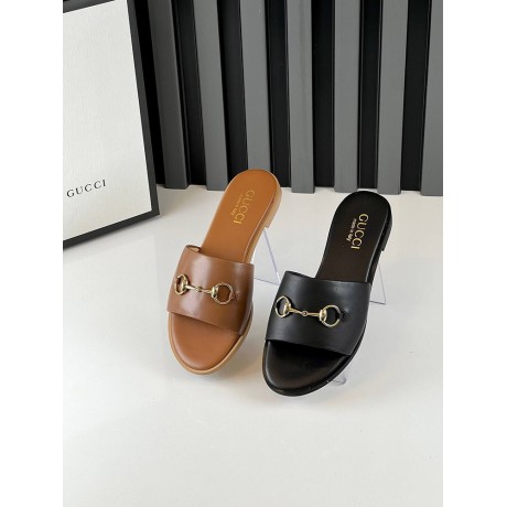Gucci Leather Slippers