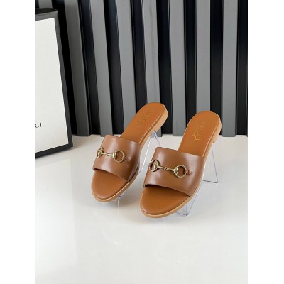 Gucci Leather Slippers