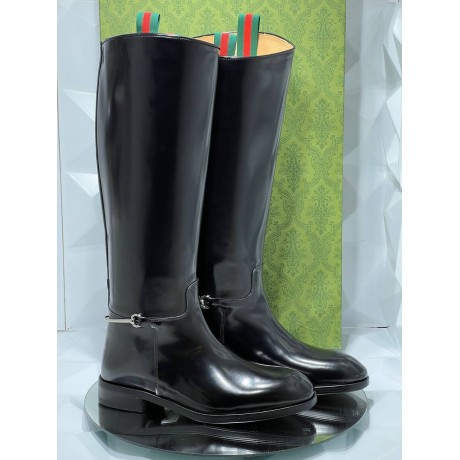Gucci Uzun Deri Çizme