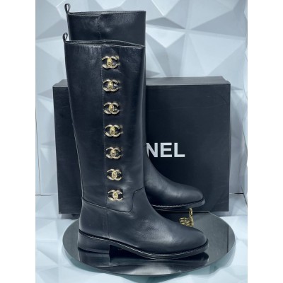Chanel Knee-High Boots