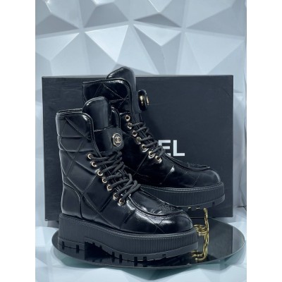 Chanel Leather Boots