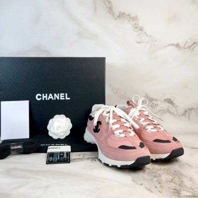 Chanel Trainers Suede Calfskin Spor Ayakkabı