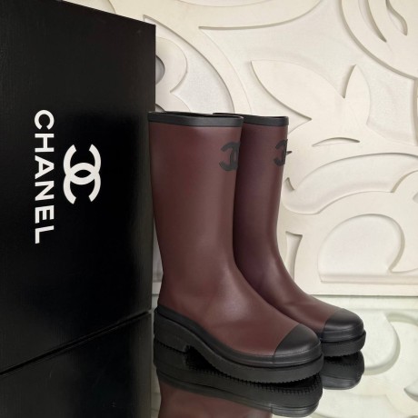 Chanel Knee-High Boots