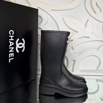 Chanel Knee-High Boots