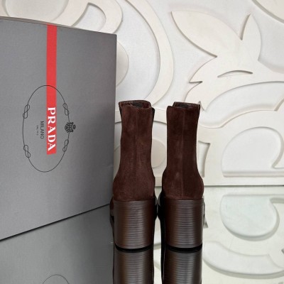 Prada Chelsea Topuklu Çizme