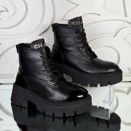 Chanel Leather Boots