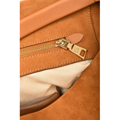 Prada Large Suede Shoulder Bag