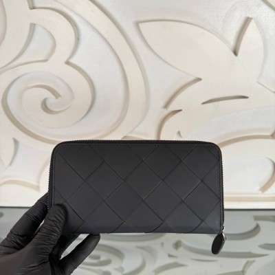 Bottega Veneta Intrecciato Zip Around Wallet