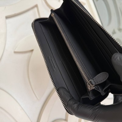 Bottega Veneta Intrecciato Zip Around Wallet