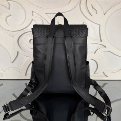 Bottega Veneta Intrecciato Backpack with Flap