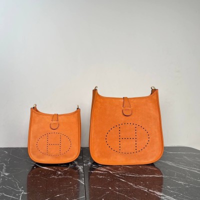 Hermes Evelyne Small in Suede
