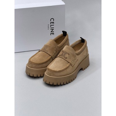Celine Suede Loafers