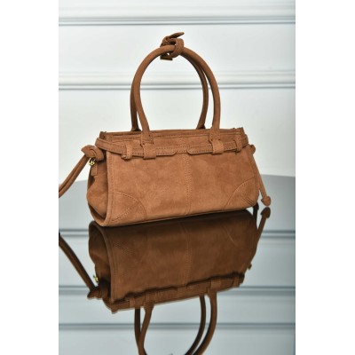 Prada Bonnie Suede Mini Handbag