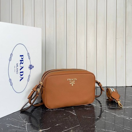 Prada Double Zip Camera Crossbody Bag