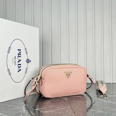 Prada Double Zip Camera Crossbody Bag