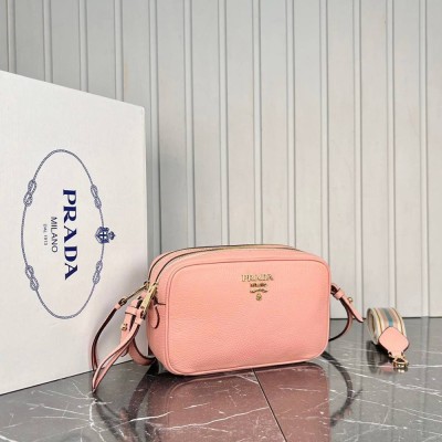 Prada Double Zip Camera Crossbody Bag
