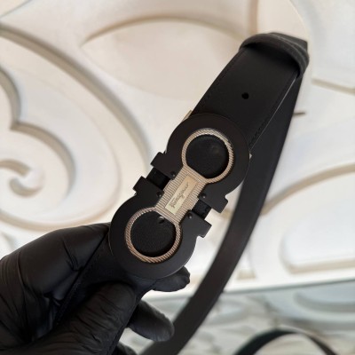 Salvatore Ferragamo Gancini Reversible Buckle Belt