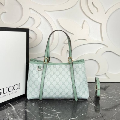 Gucci GG Emblem Medium Tote Bag