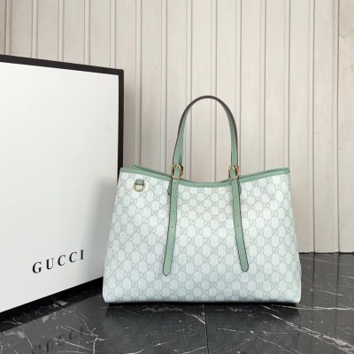 Gucci GG Emblem Large Tote Bag