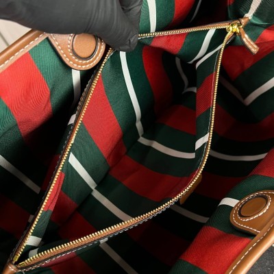 Gucci GG Emblem Large Tote Bag