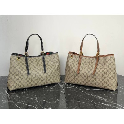 Gucci GG Emblem Large Tote Bag