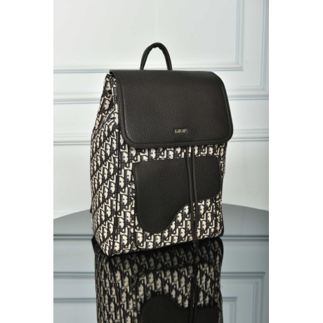 Dior Saddle Backpack with Flap