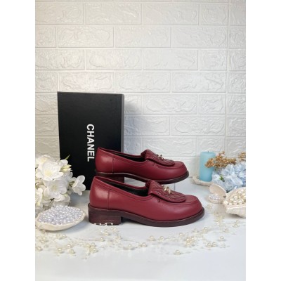 Chanel Black Loafers