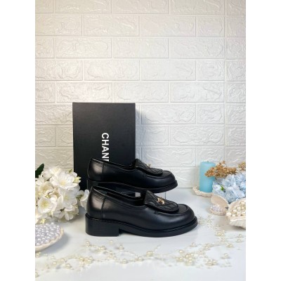 Chanel Black Loafers