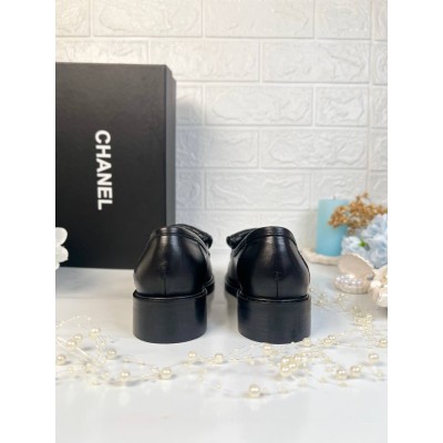 Chanel Black Loafers