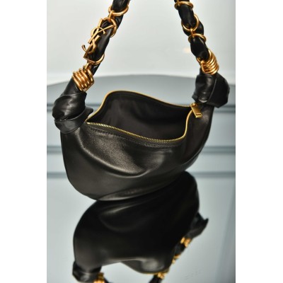 Saint Laurent Amalia Mini Hobo in Lambskin