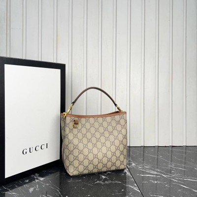 Gucci GG Emblem Bucket Bag