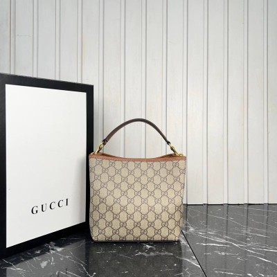 Gucci GG Emblem Bucket Bag