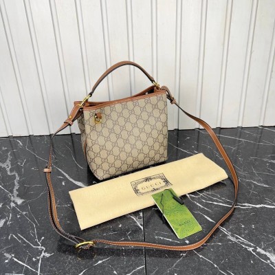 Gucci GG Emblem Bucket Bag