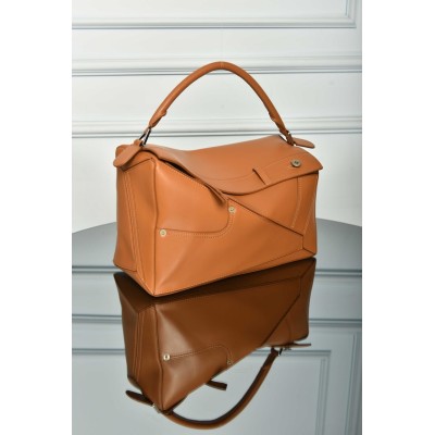Loewe Panta Puzzle Bag in Shiny Calfskin