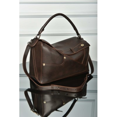 Loewe Panta Puzzle Bag in Shiny Calfskin