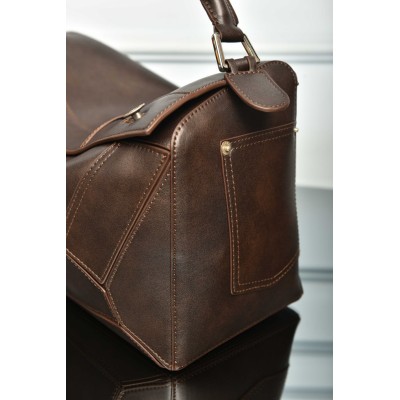 Loewe Panta Puzzle Bag in Shiny Calfskin