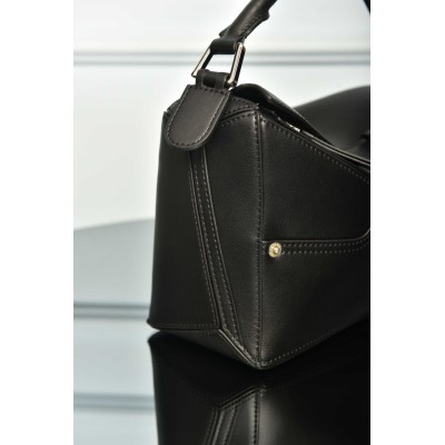 Loewe Panta Small Puzzle Bag in Shiny Calfskin