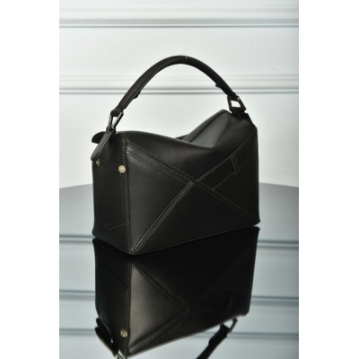 Loewe Panta Small Puzzle Bag in Shiny Calfskin
