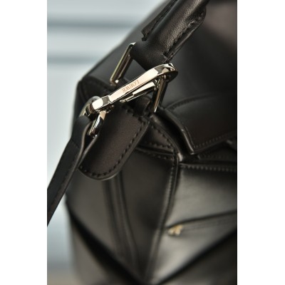 Loewe Panta Small Puzzle Bag in Shiny Calfskin