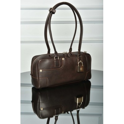 Loewe Panta Amazona 31 Cropped Bag In Shiny Calfskin
