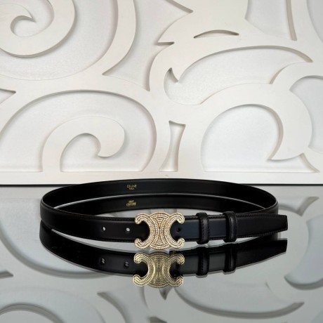 Celine Triomphe Crystal Belt