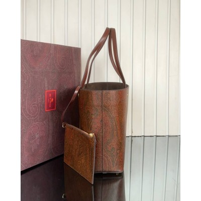 Etro Maxi Essential Arnica Bag with Clutch