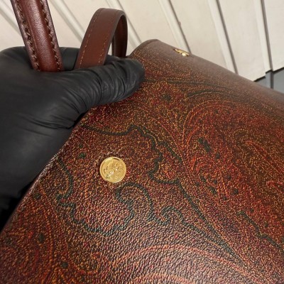 Etro Maxi Essential Arnica Bag with Clutch