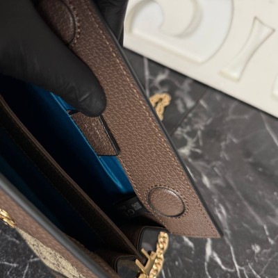 Gucci Ophidia GG Chain Clutch Mini