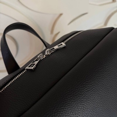 Loewe Military Backpack In Soft Grained Calfskin