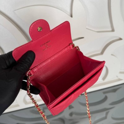 Chanel CC Mini Chain Crossbody Wallet