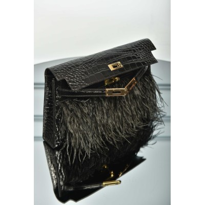 Hermes Kelly Elan Folie Clutch