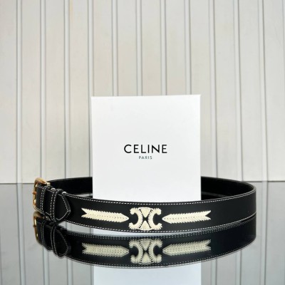Celine Women Leather Belt