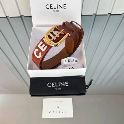 Celine Women Leather Belt