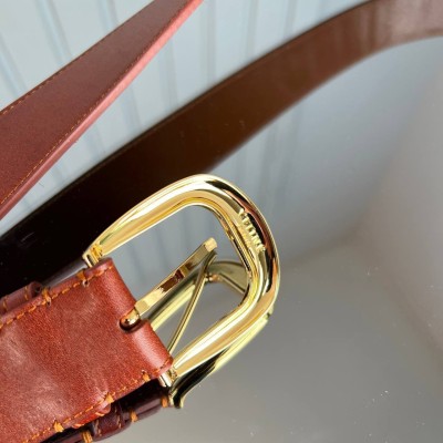 Celine Women Leather Belt